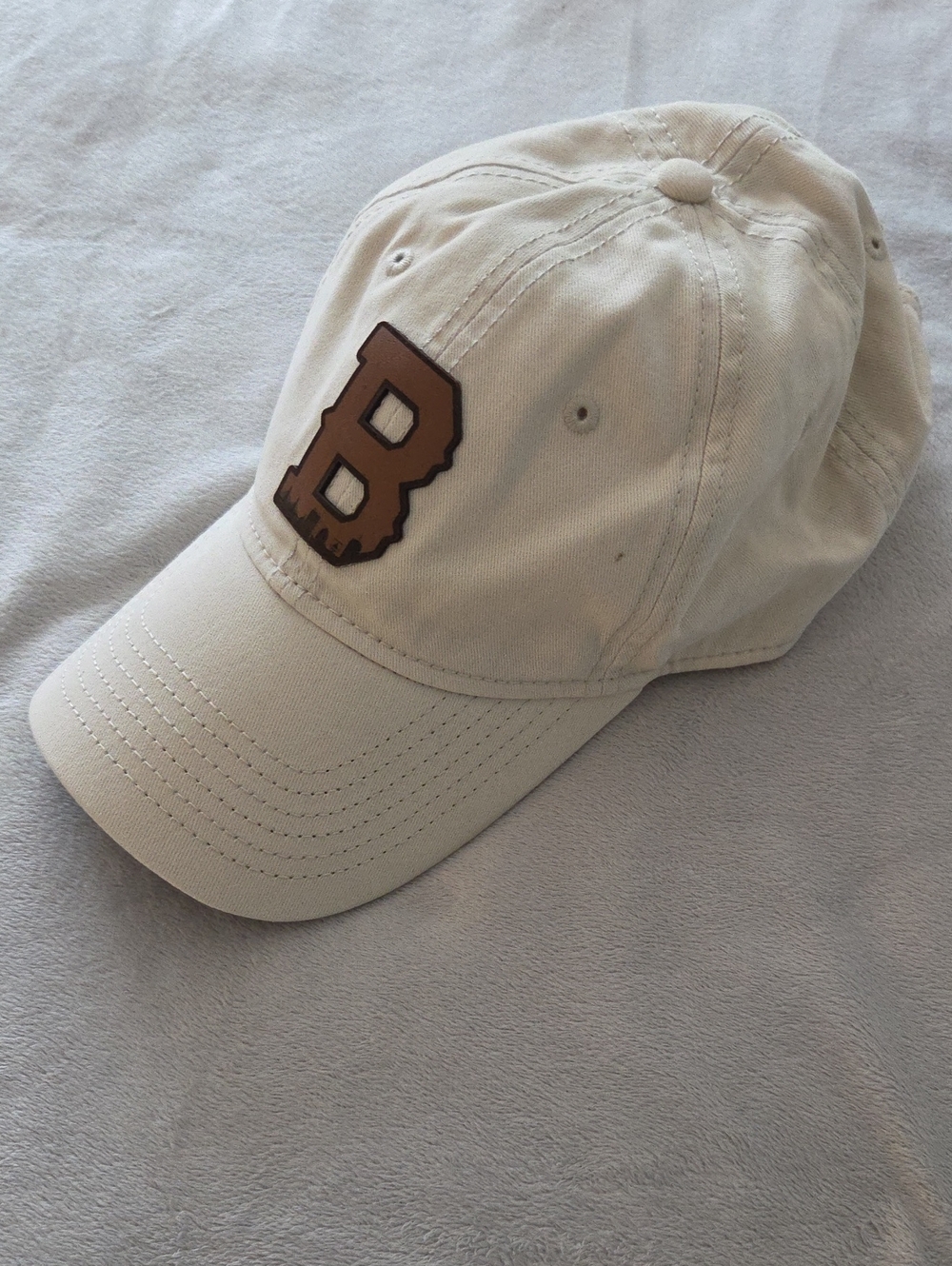 BNWT Boston Chowdaheadz Baseball Cap, OSFA, Beige & Brown